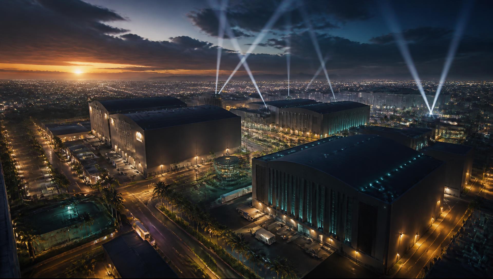 Aether AI Studios Hollywood AI film industrial base